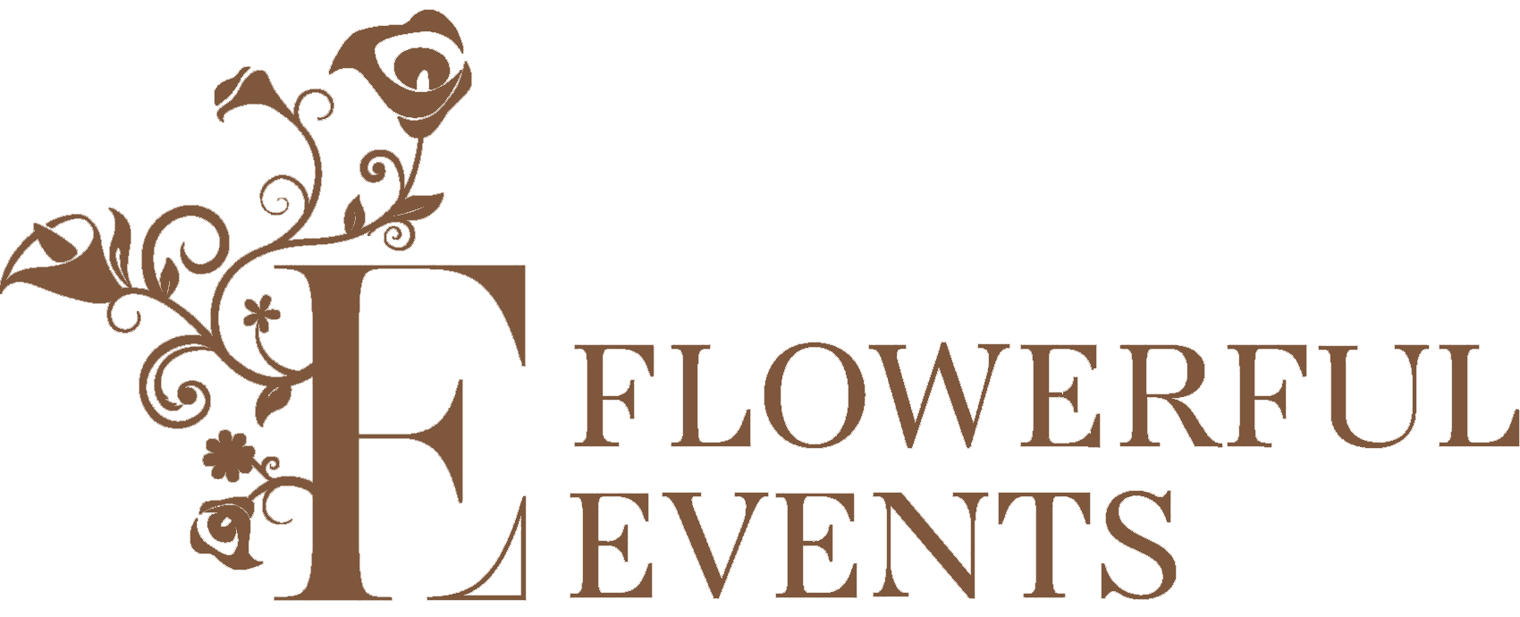 The logo for flowerful events.